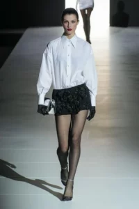tenue noir et blanc dolce et Gabbana 2023 hiver